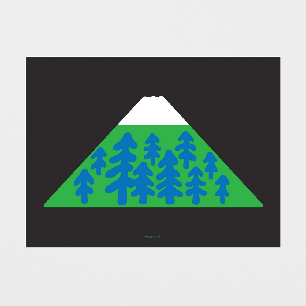 ArtPrint - Snow Peak Black